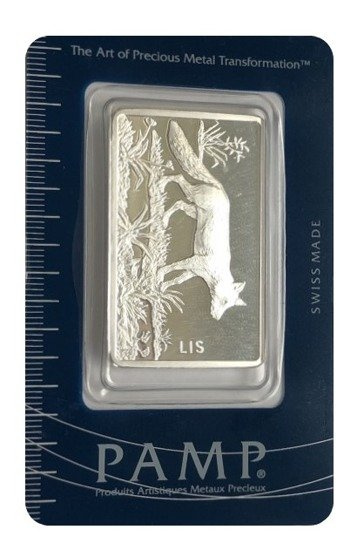 1 once de lingot d'argent Renard