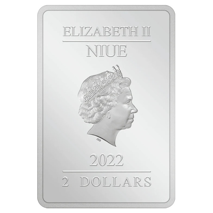 Niue: Il Signore degli Anelli - Il ritorno del re colorato 1 oncia d'argento 2022 Proof