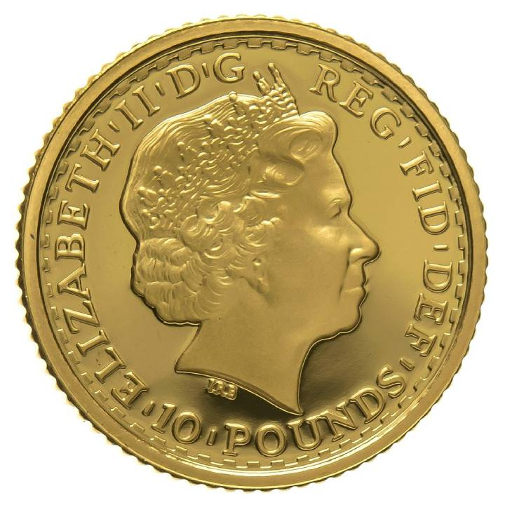 Britannia 1/10 oz Gold 2002