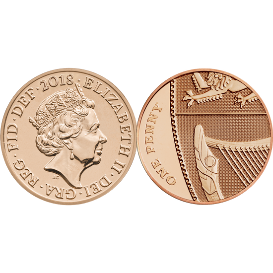 Sada 14 stříbrných mincí Velká Británie 2018 Proof