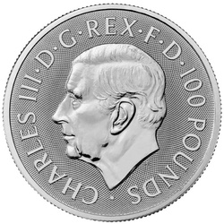 The Royal Tudor Beasts: The Seymour Unicorn 1 oz Platinum 2024