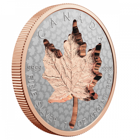 Maple Leaf Super Incuse 1 uncja Srebra 2022 Proof