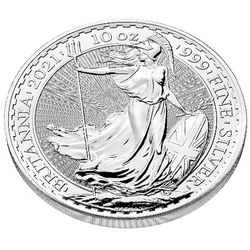 Britannia 10 uncji Srebra 2021