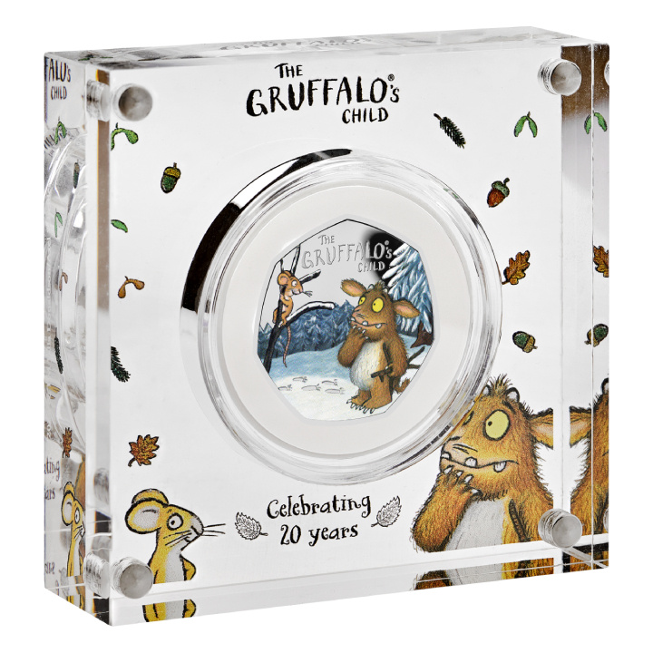 A Gruffalo gyermeke 2024 színes 50 pence ezüst 2024 Proof