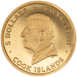 Cook Islands: Big City Lights - San Francisco 0,5 grama Złota 2024 Proof 