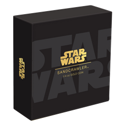 Niue: Star Wars - Sandcrawler 1/4 oncia d'oro 2022 Proof