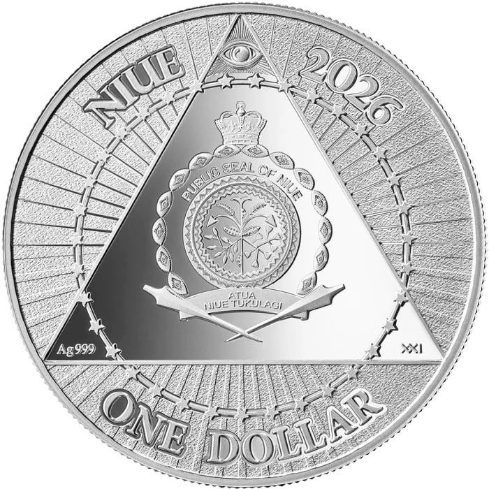 Ниуе: Чичо Сам цветна 1/2 унция Сребро 2026 Proof