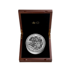 Canada: Birds In Shadow Box $175 2022 Silver Proof Coin (R&D LAB)