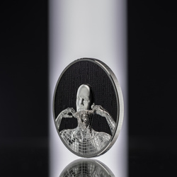 Isole Cook: Second Skin colorato 1 oncia d'argento 2023 Proof Ultra High Relief