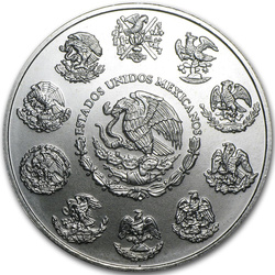 Mexican Libertad 1 oz Silver 2001