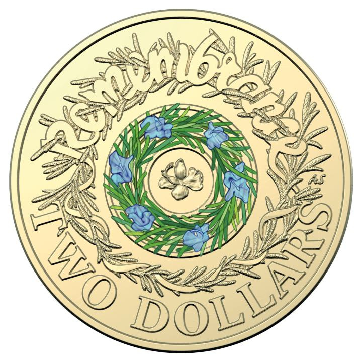 Zestaw 14 monet: 35th Anniversary of the Two Dollar kolorowany Brąz Aluminiowy 2023