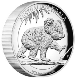 3-Coin Set 1 oz Silver High Relief Proof 2016 Australia