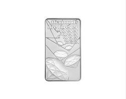 James Bond Diamonds Are Forever Lingote 10 oz Plata