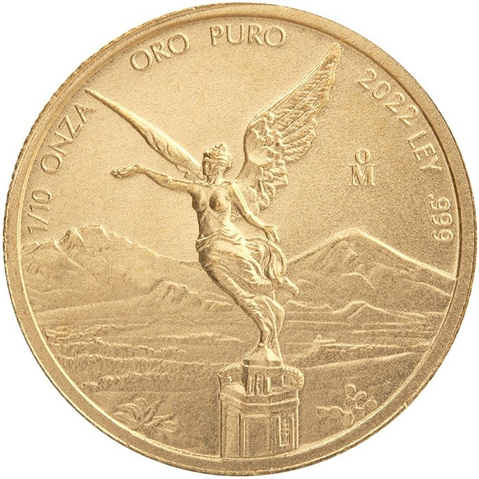 Mexican Libertad 1/10 uncji Złota 2022