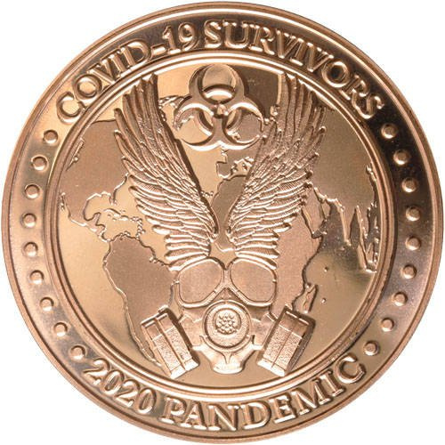 COVID-19 Surviviors 1 oz Kupfer 