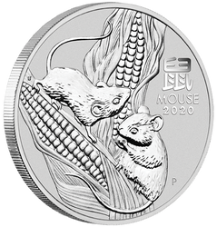 Lunar III: Year of the Mouse 2 oz Silver Sets 150 Pc. 2020