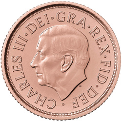 Royaume-Uni : 1/2 Souverain - Charles III 2024