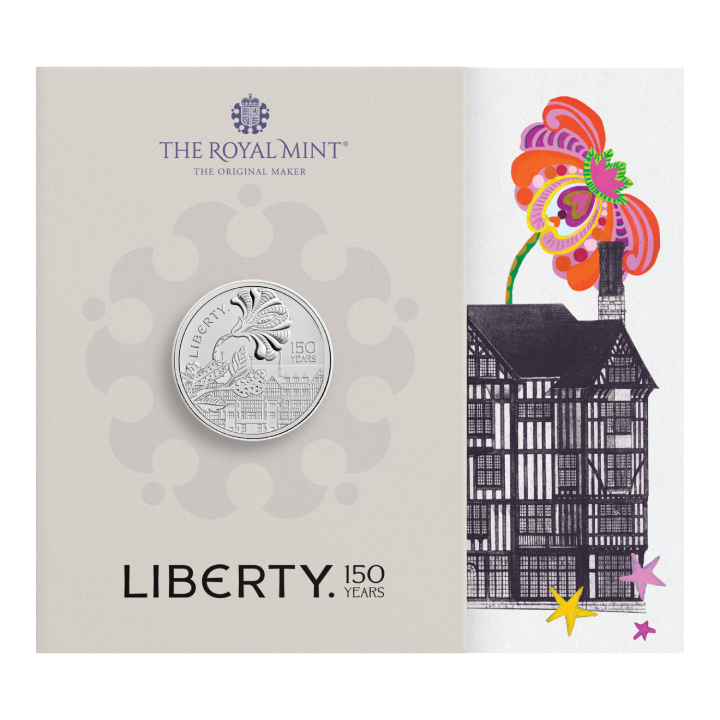  150.º Aniversario de Liberty £5 Cuproníquel 2025