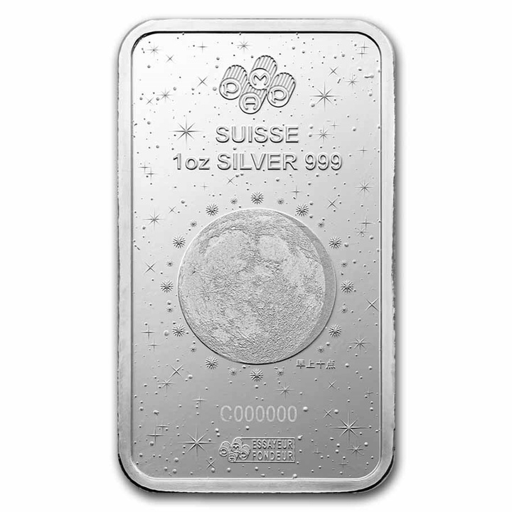 Lingote PAMP Año de la Serpiente - Leyenda de la Serpiente Blanca 1 oz Plata 2025