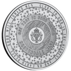 Medal - The Bethlehem Nativity kolorowany 1 uncja Srebra Prooflike