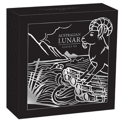 Perth Mint: Lunar III - Year of the Goat Silver Coin 1/2 oz Silver 2027 Proof