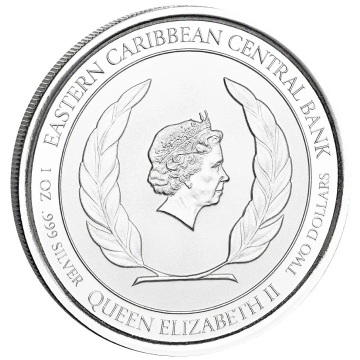 Dominica: Mountain Chicken 1 oz Silver 2022