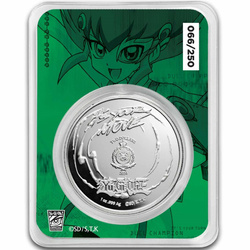 Niue: Yu-Gi-Oh! Anna Kaboom coloured 1 oz Silver 2024 Slab