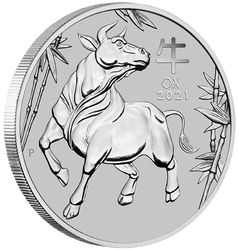 Lunar III: Rok Bawoła 1 unce platiny 2021