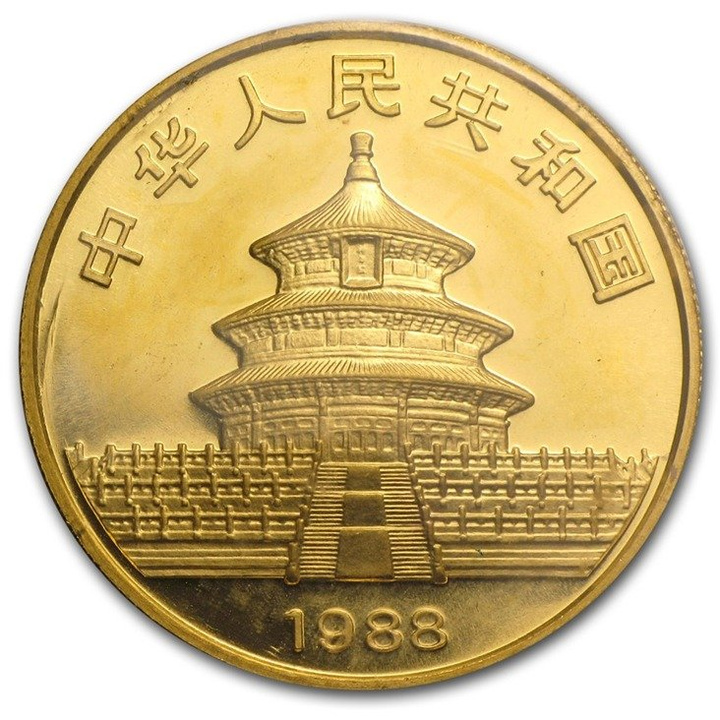 China Panda 1 oz Oro 1988