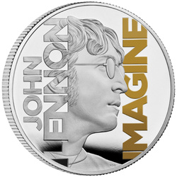 John Lennon farbig 1 oz Silber 2025 Proof