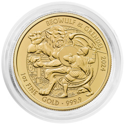 Myths & Legends: Beowulf & Grendel 1 oz Gold 2024