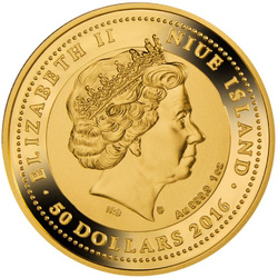 Niue: Fryderyk Chopin 1 oncia d'oro 2016 Proof