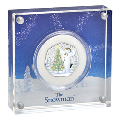 The Snowman 50p coloured Silver 2024 Proof