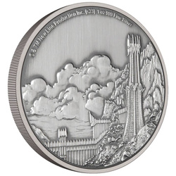 Niue: The Lord of the Rings - Mordor 1 oz Silver 2023 Antique Finish