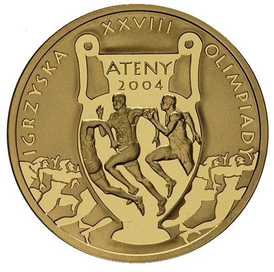 XXVIII Olimpiadi di Atene 200 zł 2004 Proof