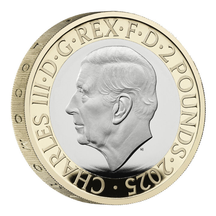 Lote de 14 monedas de plata Gran Bretaña 2025 Proof