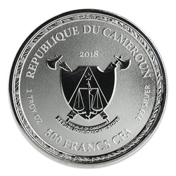 Cameroon: Imperial Dragon 1 oz Silber 2018
