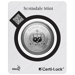 Samoa : The Teacher colorée 1 once d'argent 2023 (pièce dans une carte)