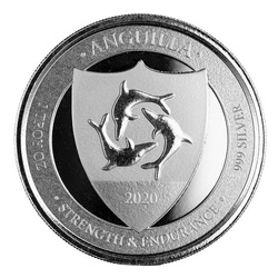 Anguilla: Coat of Arms 1 uncja Srebra 2020