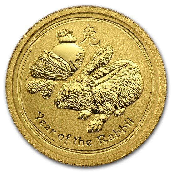Lunar II: Year of the Rabbit 1/4 oz Gold 2011