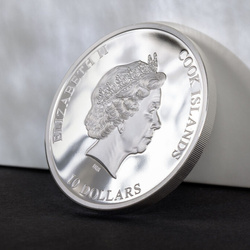 Islas Cook: Eye of a Fairytale - Kiss the Frog coloured 2 oz Plata 2023 Proof Ultra Alto Relieve