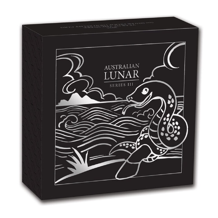 Perth Mint: Lunar III - Rok Węża 5 uncji Srebra 2025 Proof High Relief