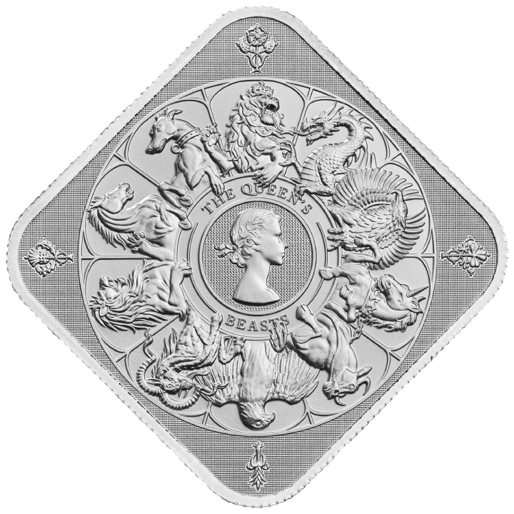 Sztabka The Royal Mint - Bestie Królowej 1 uncja Srebra 