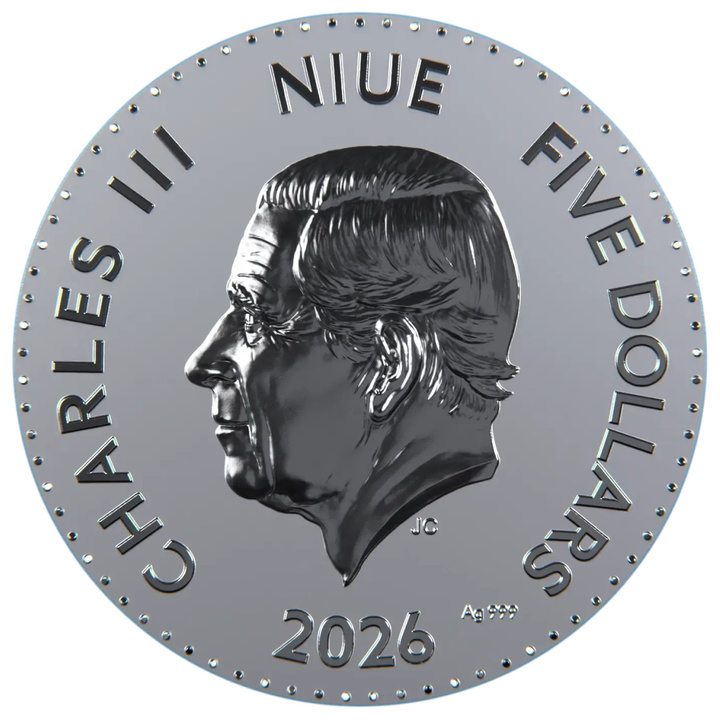 Niue: Year of the Horse 2 oz Silver 2026 Prooflike