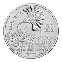 150e anniversaire de la Liberty 5 £ Cupronickel 2025