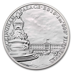 Landmarks of Britain: Pałac Buckingham 1 uncja Srebra 2019