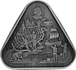 Treasure Shipwrecks: Zeewijk 1 uncja Srebra 2021 Antique Finish