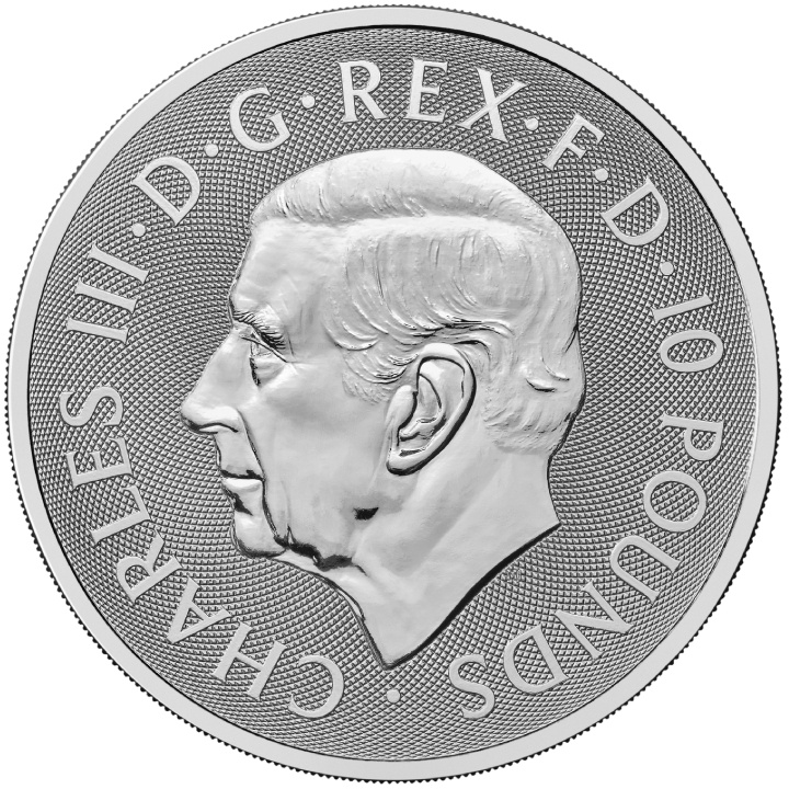 Mitos y Leyendas: Merlín 10 oz Plata 2025