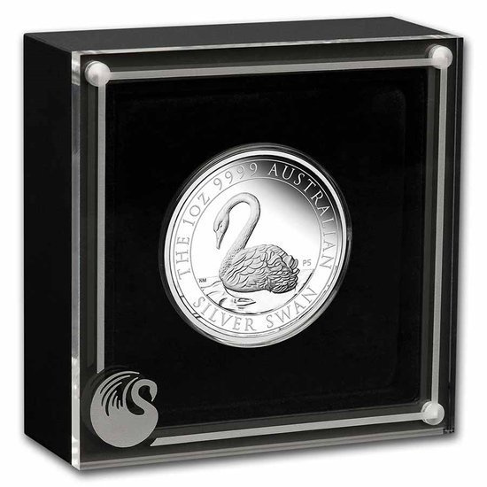 Łabędź 1 uncja Srebra 2021 Proof