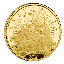 Britannia 1/4 uncji Złota 2021 Proof